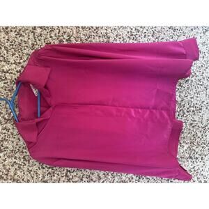 Vintage Oscar de la Renta Expressions Fuchsia Blouse Size 38 Korea